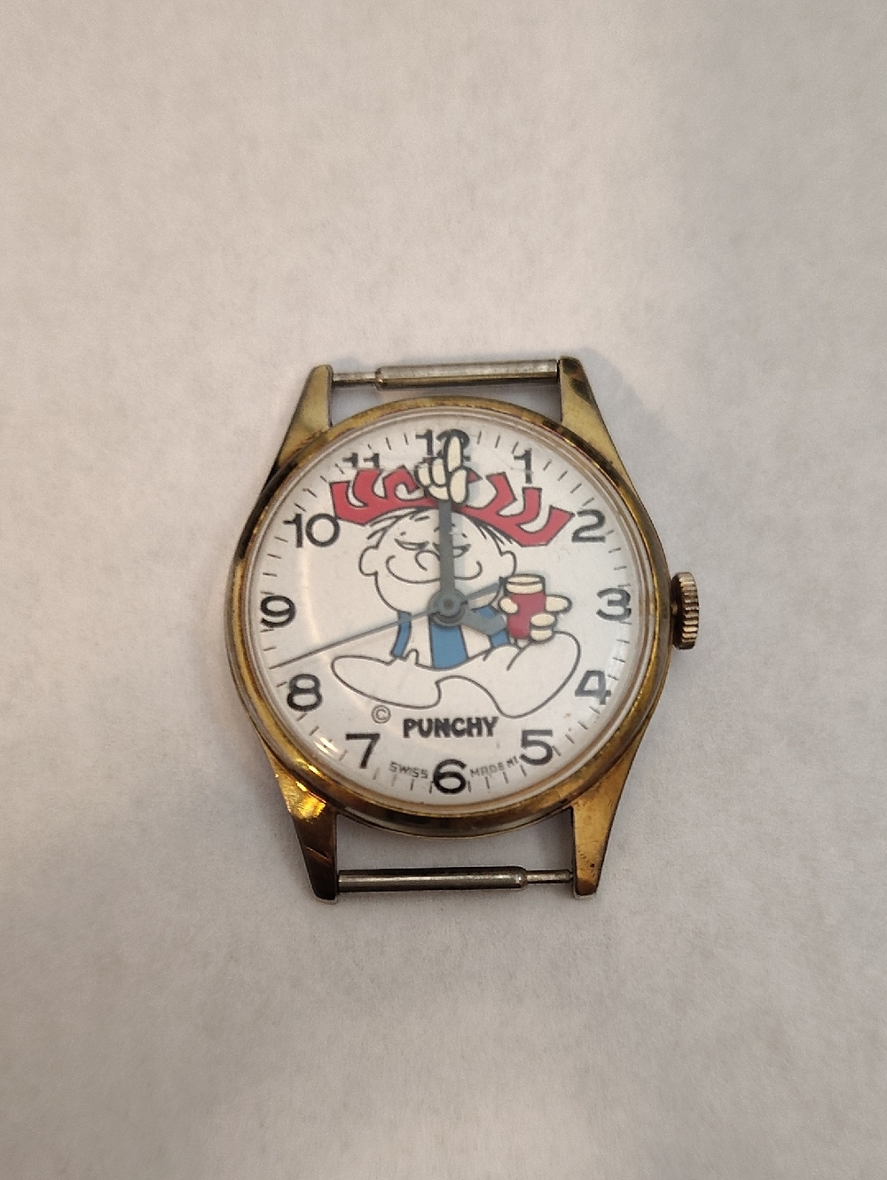 Vintage 1970s Hawaiian Punch "Punchy" Mascot Character Watch – RUNS GREAT!